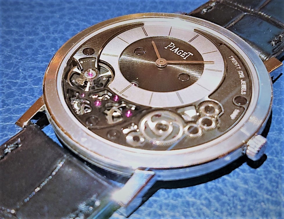 PIAGET 18Kホワイトゴールドケース レザーベルト 機械式 手巻き - 腕時計(アナログ)
