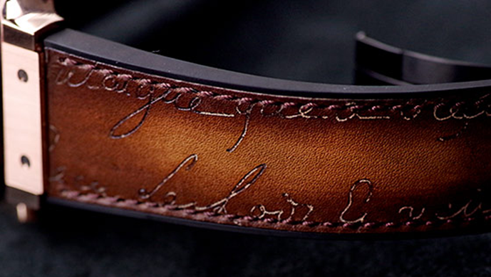 BERLUTI イタリア製 手書き風レザーペンケース